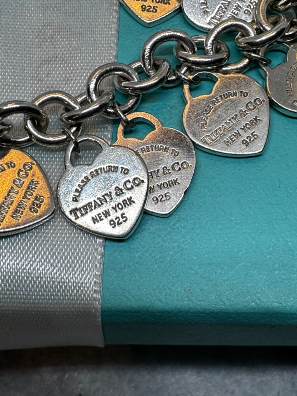 Tiffany & Co Return to Tiffany Multi Heart Tag Bracelet - Picture 9 of 9